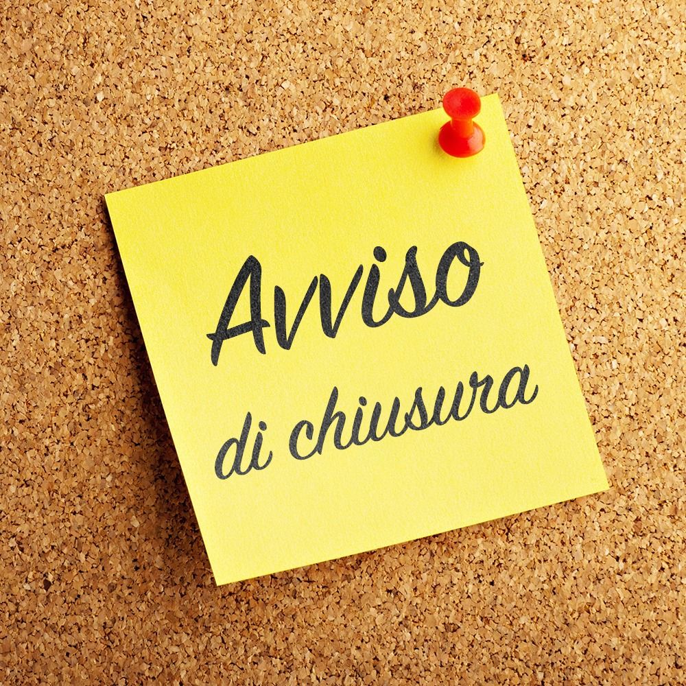 CHIUSURA UFFICIO
